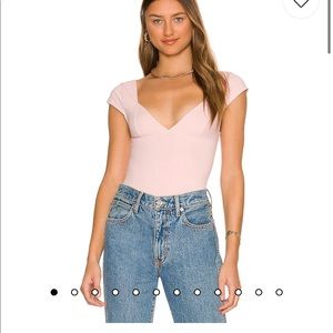 Free People Pink Corset Cami